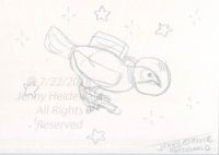 Pistol Packing Chickie in Space